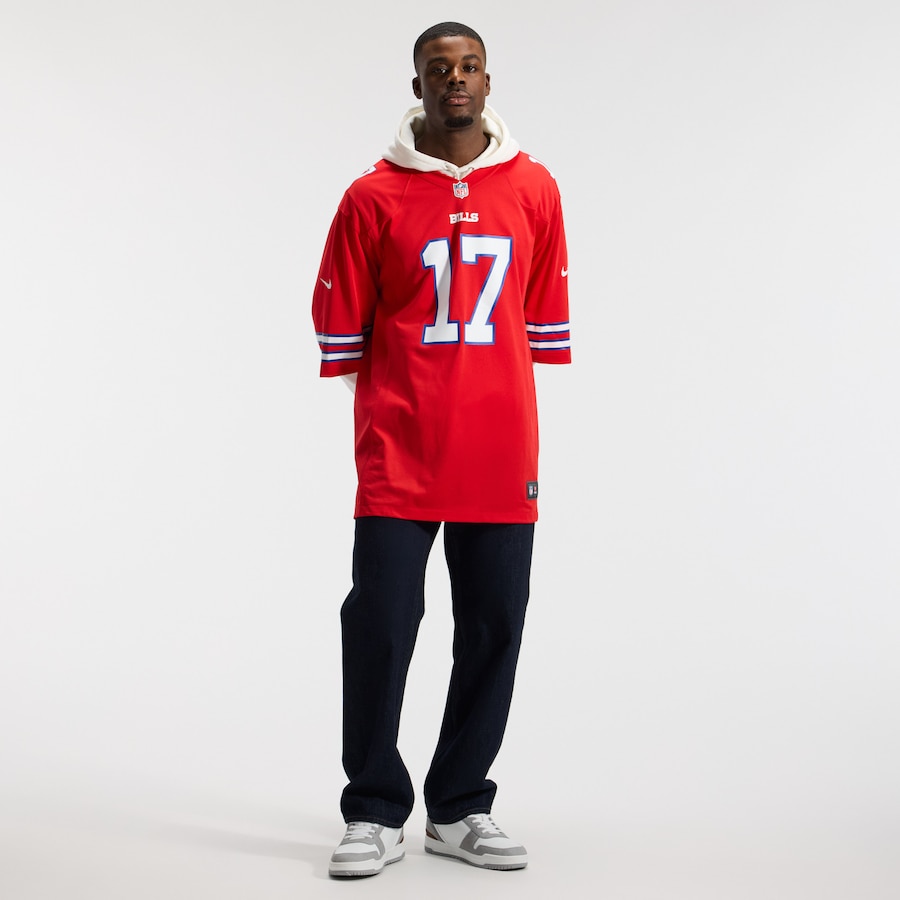 Josh Allen Buffalo Bills Nike Alternate Game Jersey - Red thumbnail 5