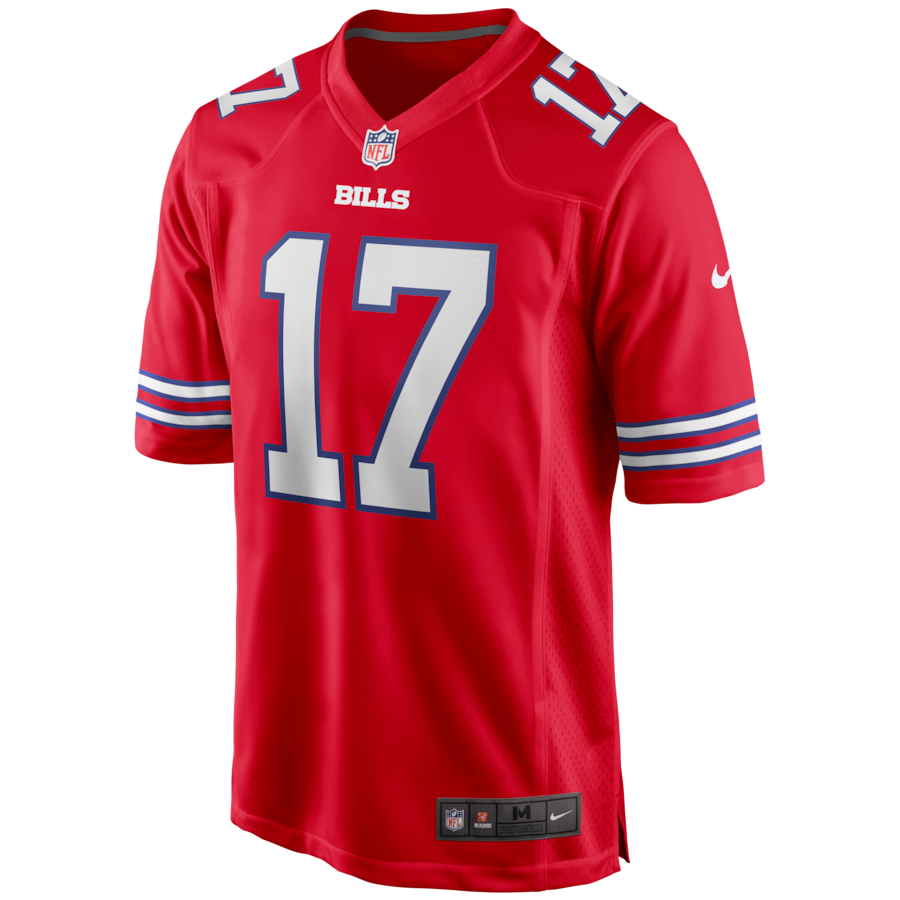 Josh Allen Buffalo Bills Nike Alternate Game Jersey - Red thumbnail 7