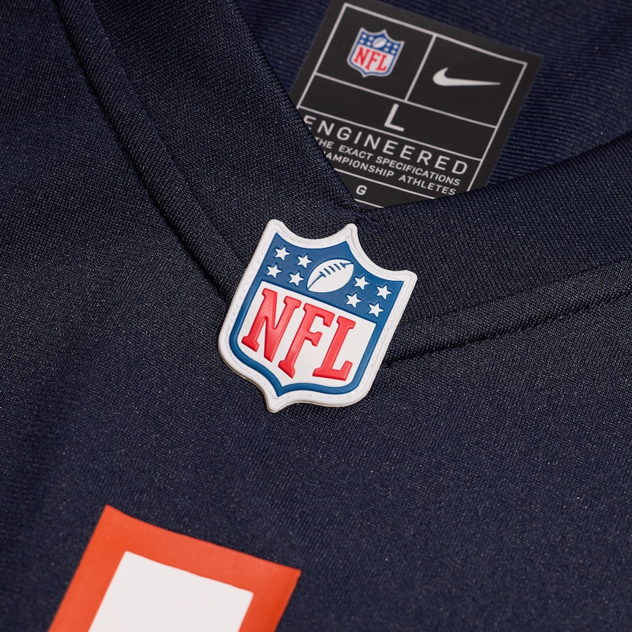 Darnell Wright Chicago Bears Nike  Game Jersey - Navy thumbnail 5