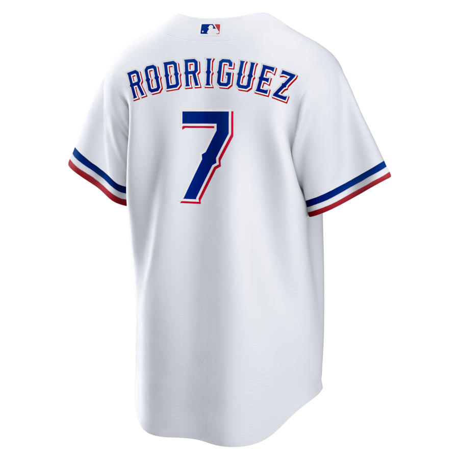 Ivan Rodriguez Texas Rangers Nike Home Retired Player Replica Jersey - White thumbnail 4