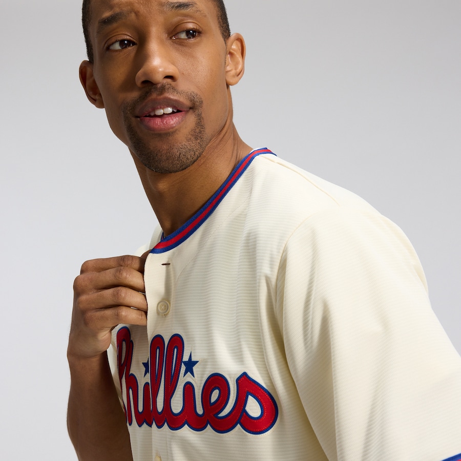 Philadelphia Phillies Nike Alternate Replica Jersey - Cream thumbnail 10