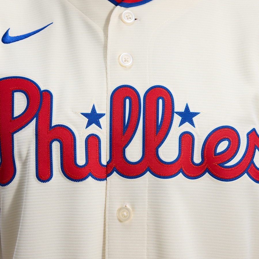 Philadelphia Phillies Nike Alternate Replica Jersey - Cream thumbnail 11