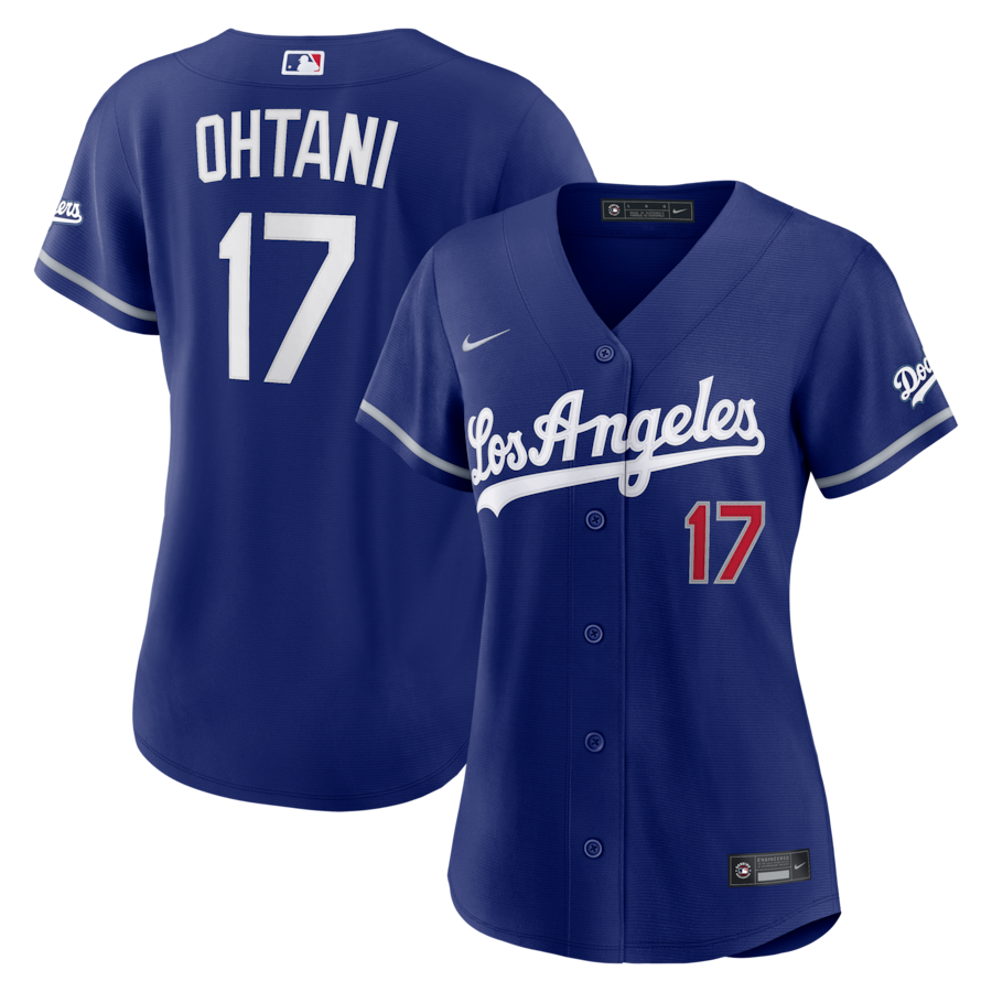 Shohei Ohtani Los Angeles Dodgers Nike Women's Alternate Stadium Jersey - Royal thumbnail 2