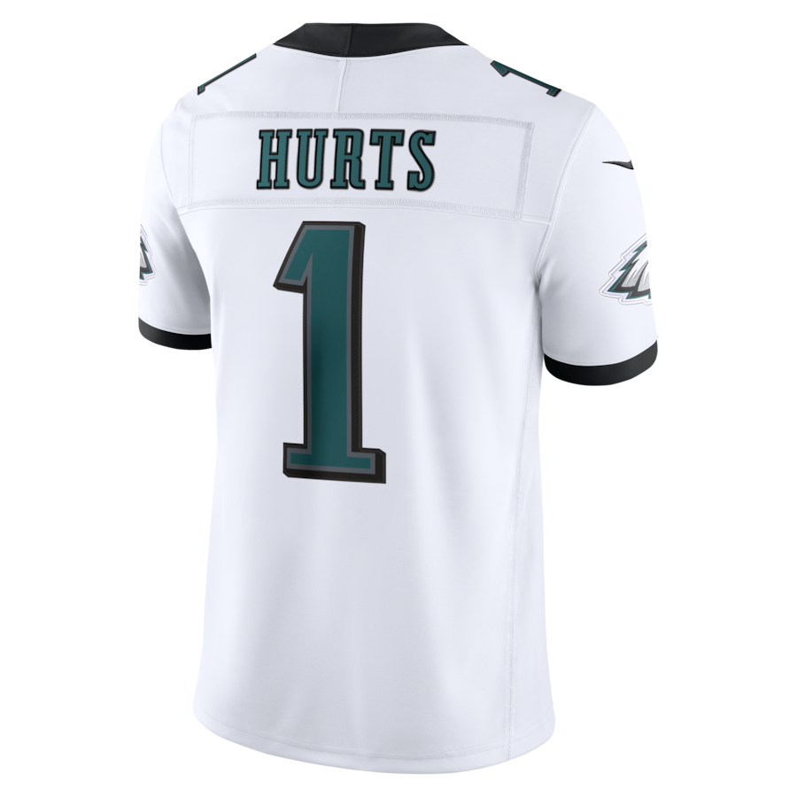 Jalen Hurts Philadelphia Eagles Nike Vapor F.U.S.E. Stitched Limited Jersey - White thumbnail 4