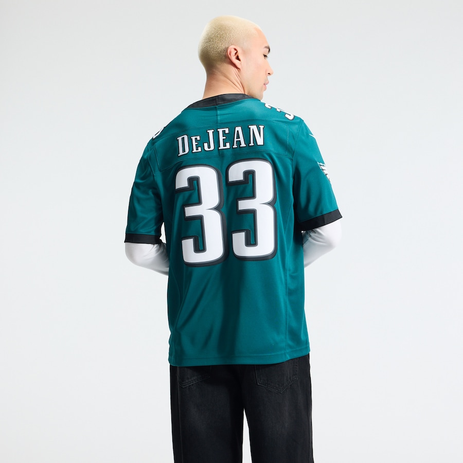 Cooper DeJean Philadelphia Eagles Nike Team Vapor F.U.S.E. Stitched Limited Jersey - Midnight Green thumbnail 4
