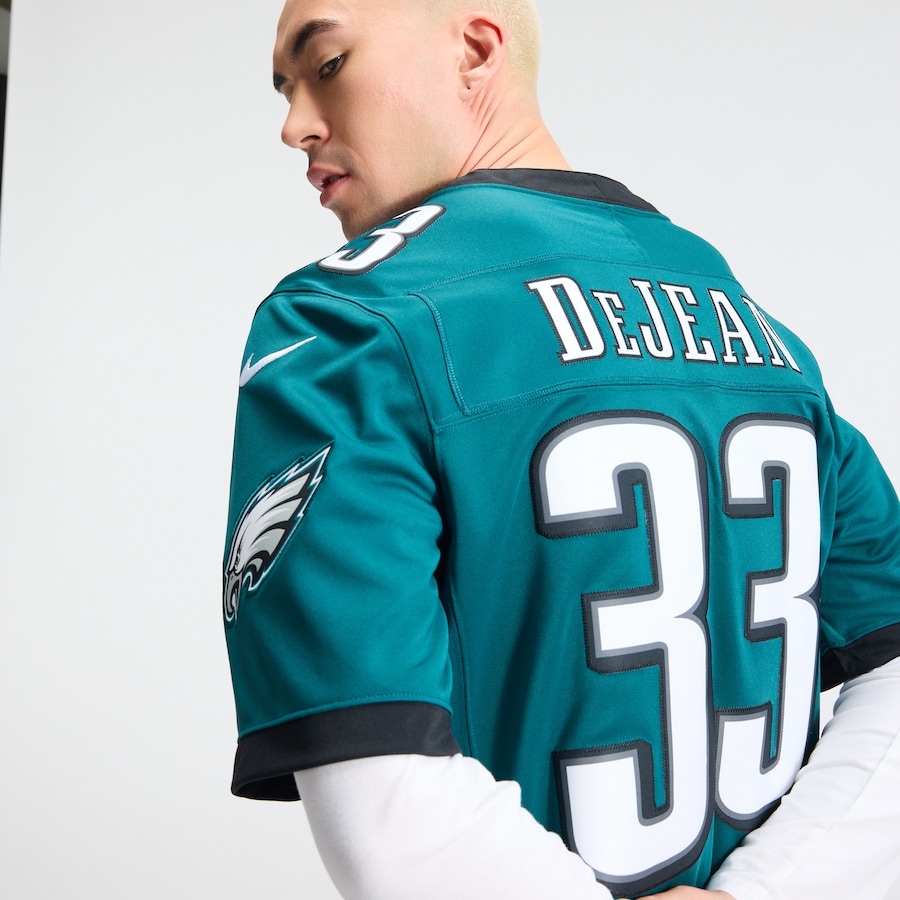Cooper DeJean Philadelphia Eagles Nike Team Vapor F.U.S.E. Stitched Limited Jersey - Midnight Green thumbnail 10