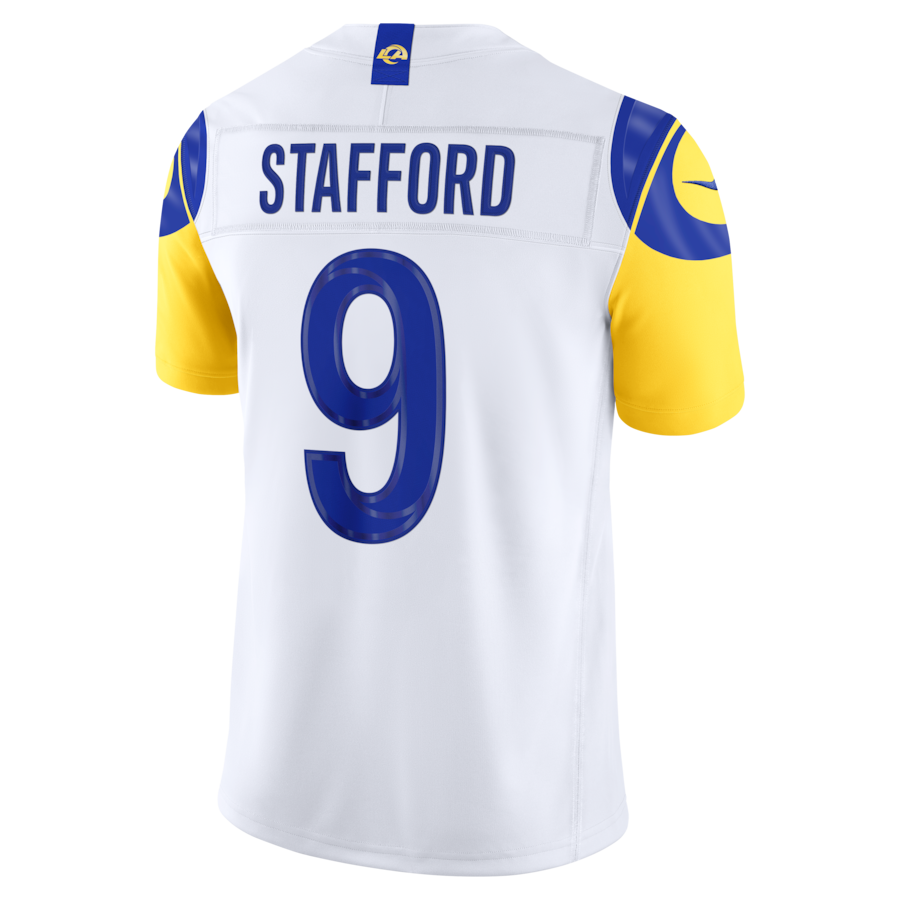 Matthew Stafford Los Angeles Rams Nike Vapor F.U.S.E. Stitched Limited Jersey - White thumbnail 4