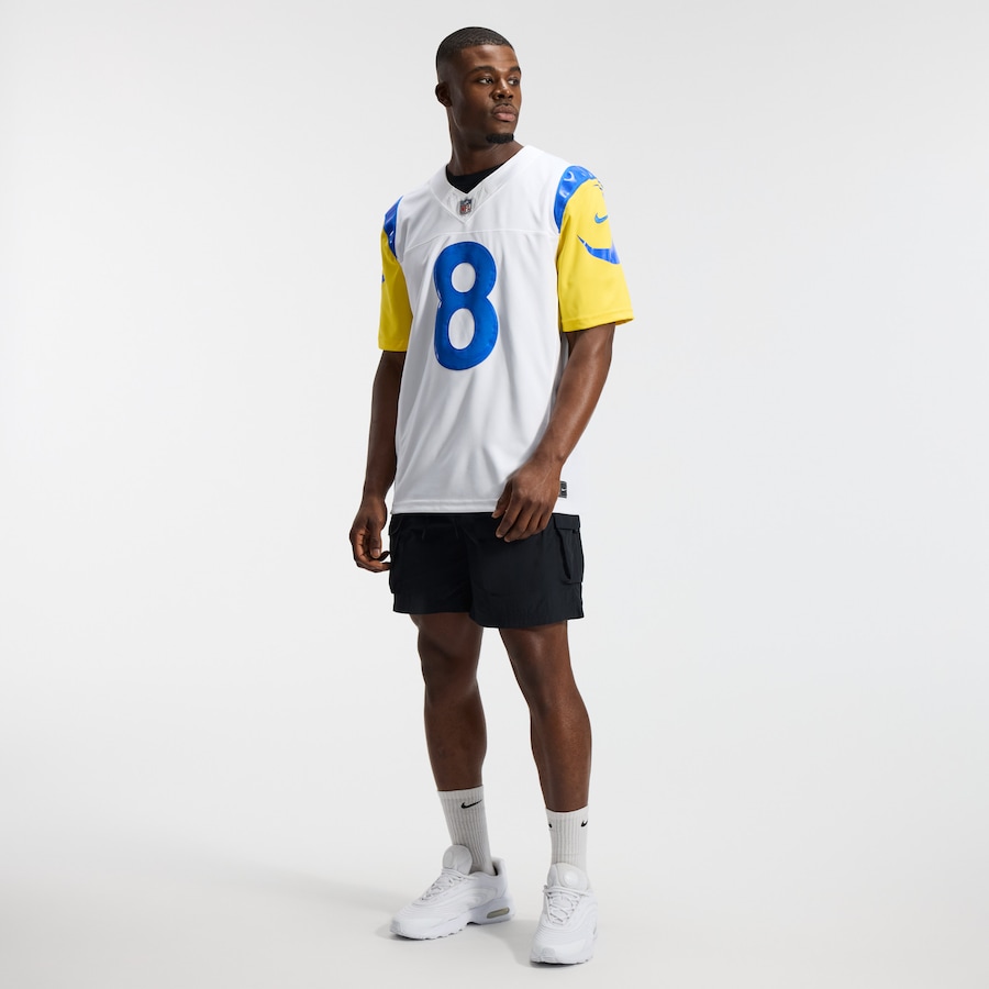Jared Verse Los Angeles Rams Nike Vapor F.U.S.E. Stitched Limited Jersey - White thumbnail 5