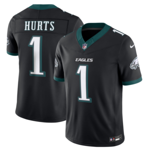 Jalen Hurts Philadelphia Eagles Nike Alternate Vapor F.U.S.E. Stitched Limited Jersey - Black