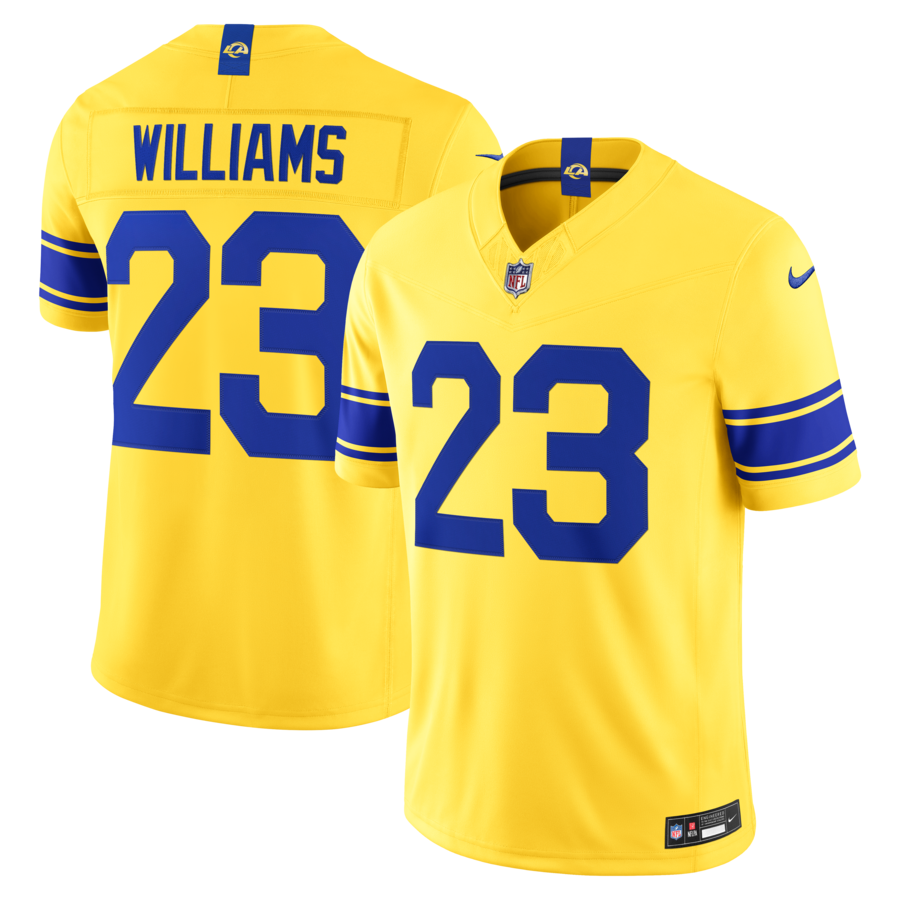 Kyren Williams Los Angeles Rams Nike Classic Sol Vapor F.U.S.E. Stitched Limited Jersey