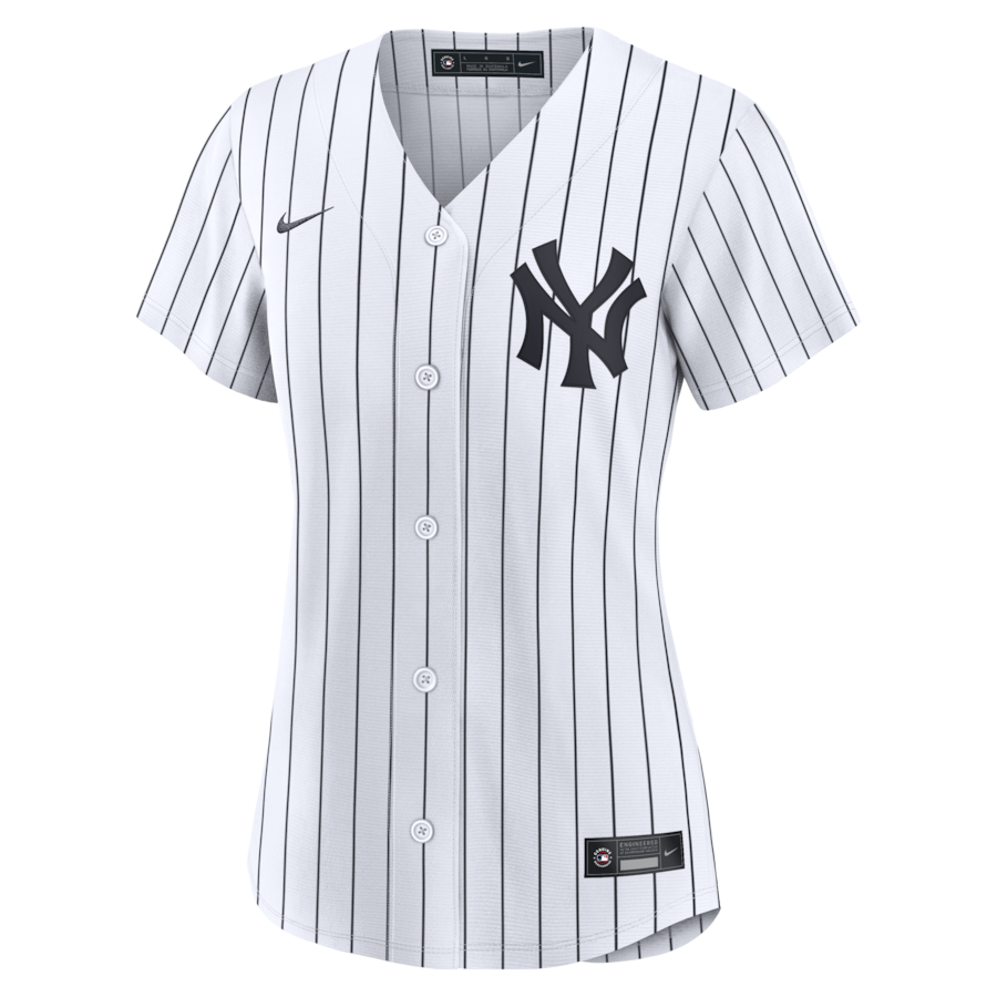 Derek Jeter New York Yankees Nike Women's Home Retired Replica Jersey - White thumbnail 3