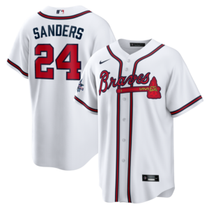 Deion Sanders Atlanta Braves Nike Home Retired Player Replica Jersey - White