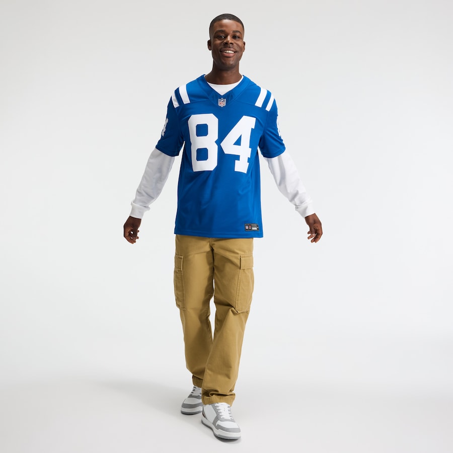 Tyler Warren Indianapolis Colts Nike Team Vapor F.U.S.E. Stitched Limited Jersey - Royal thumbnail 5