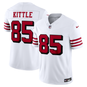 George Kittle San Francisco 49ers Nike Alternate Vapor F.U.S.E. Stitched Limited Jersey - White