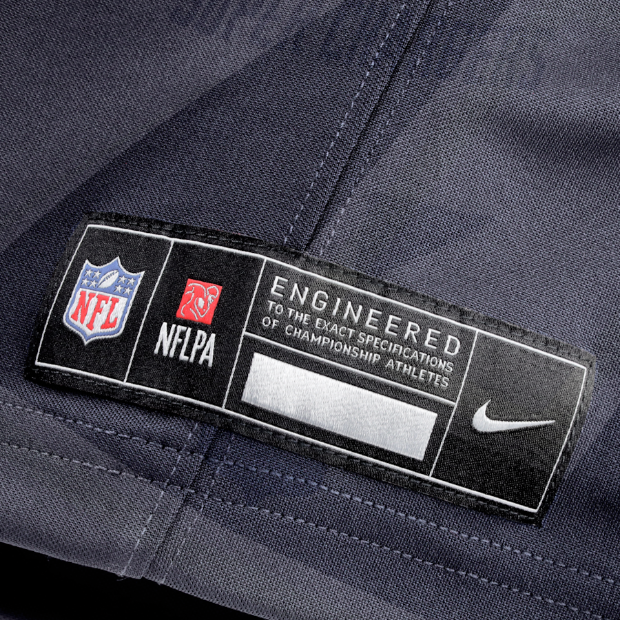 Justin Herbert Los Angeles Chargers Nike Alternate Super Chargers Vapor F.U.S.E. Stitched Limited Jersey - Navy thumbnail 6