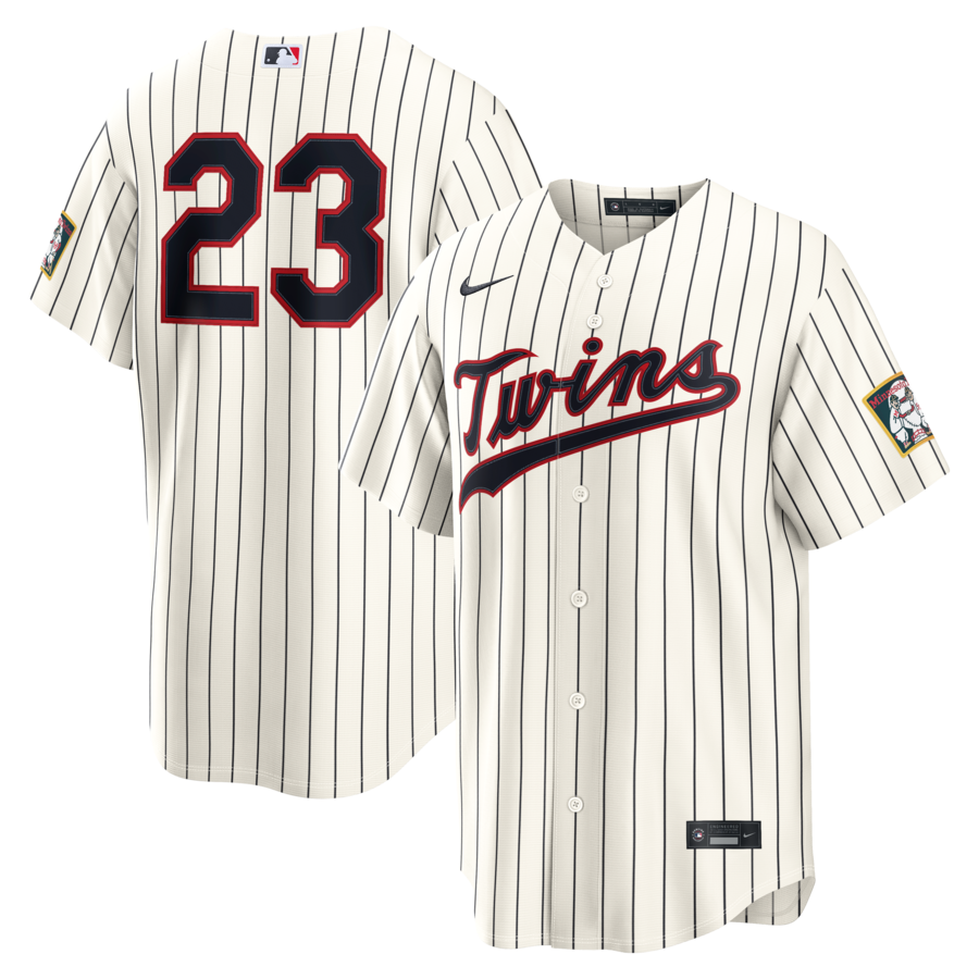 Royce Lewis Minnesota Twins Nike 2026 Field of Dreams Stadium Jersey - Cream thumbnail 1
