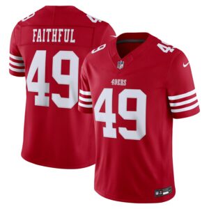 The Faithful San Francisco 49ers Nike Team Vapor F.U.S.E. Stitched Limited Jersey - Scarlet