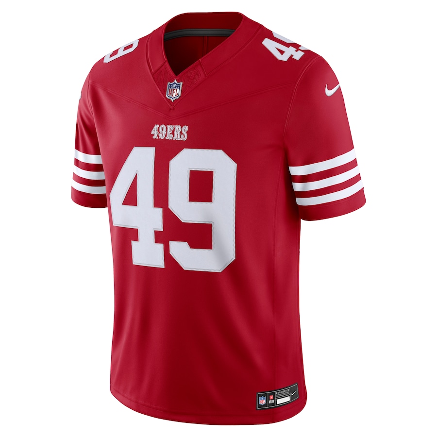 The Faithful San Francisco 49ers Nike Team Vapor F.U.S.E. Stitched Limited Jersey - Scarlet thumbnail 3
