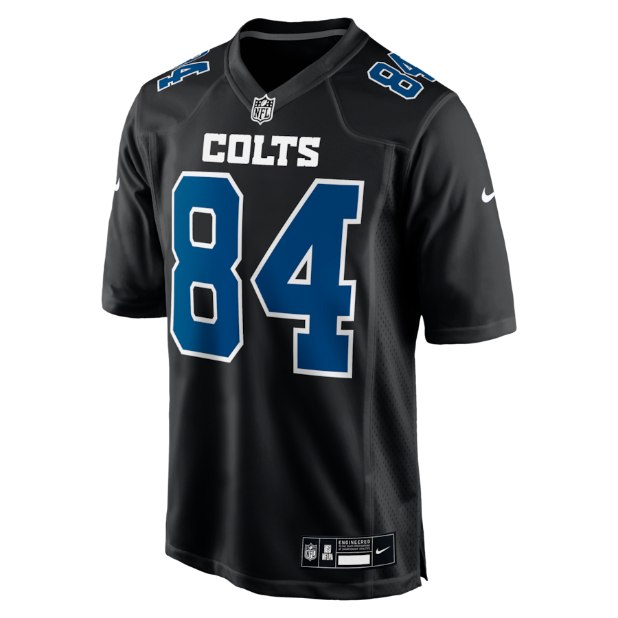 Tyler Warren Indianapolis Colts Nike Fashion Game Jersey - Carbon Black thumbnail 3