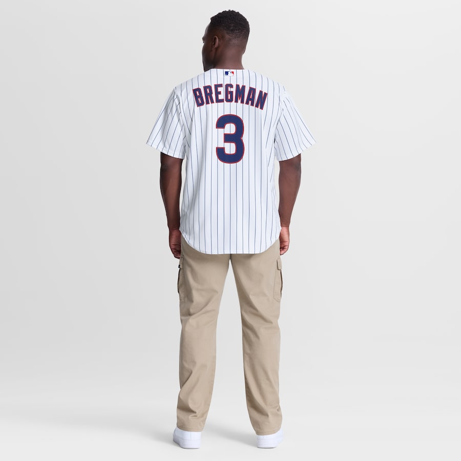Alex Bregman Chicago Cubs Nike Home Replica Jersey - White thumbnail 6