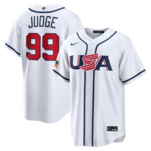 Aaron Judge USA Baseball Nike 2026 World Baseball Classic Home Stadium Jersey - White