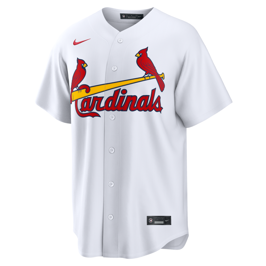 Alec Burleson St. Louis Cardinals Nike Home Replica Jersey - White thumbnail 3