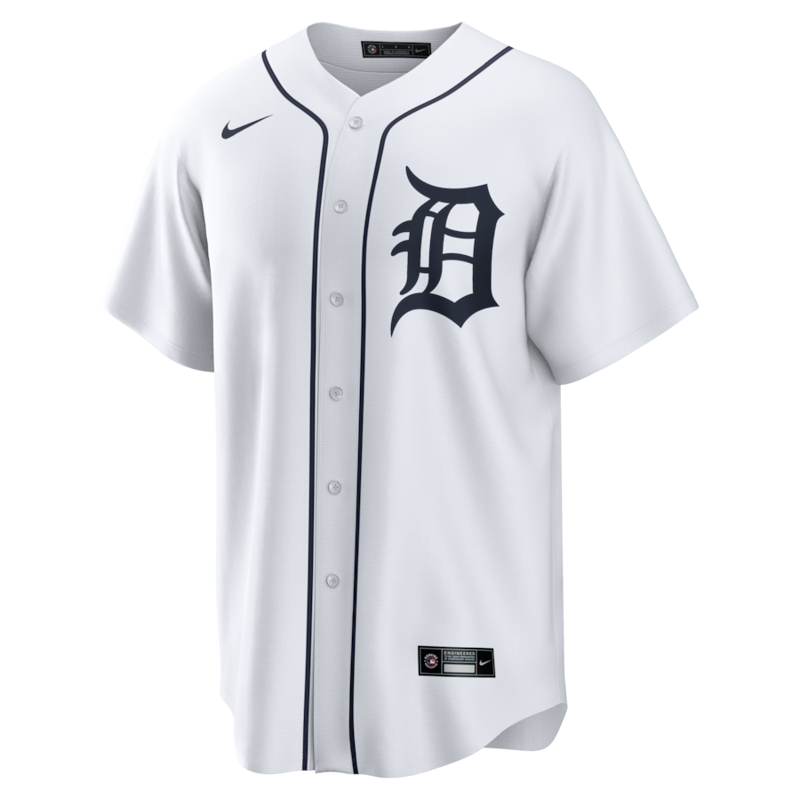 Kevin McGonigle Detroit Tigers Nike Home Replica Jersey - White thumbnail 3