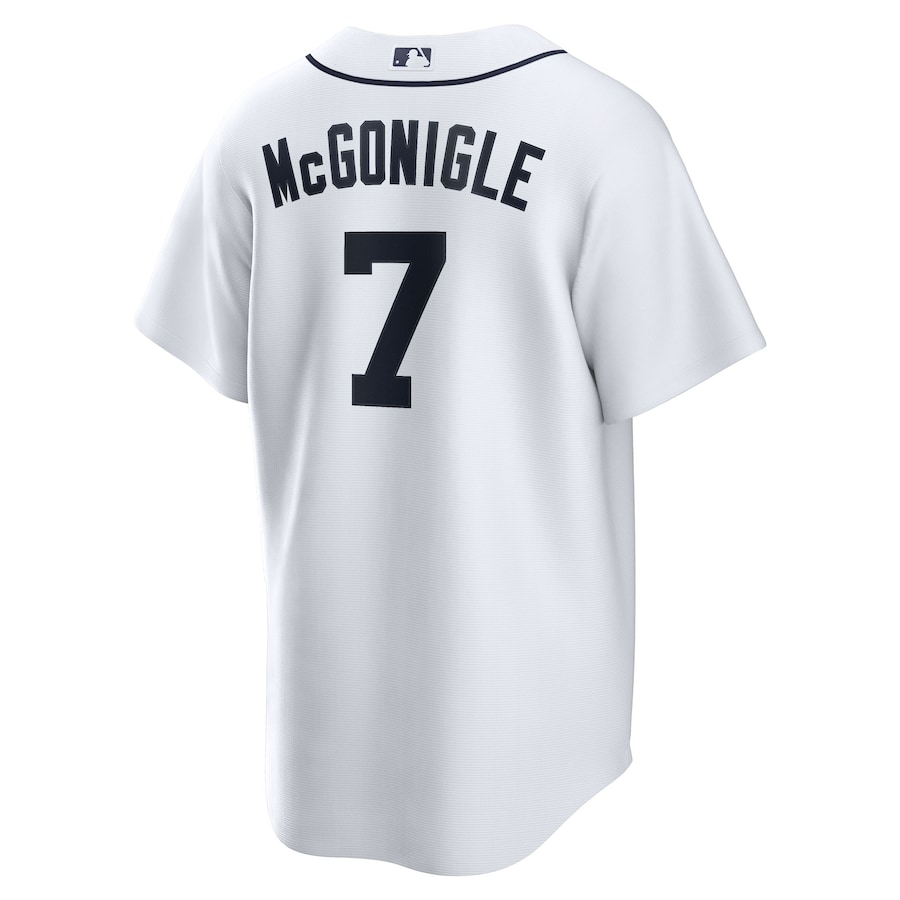 Kevin McGonigle Detroit Tigers Nike Home Replica Jersey - White thumbnail 4