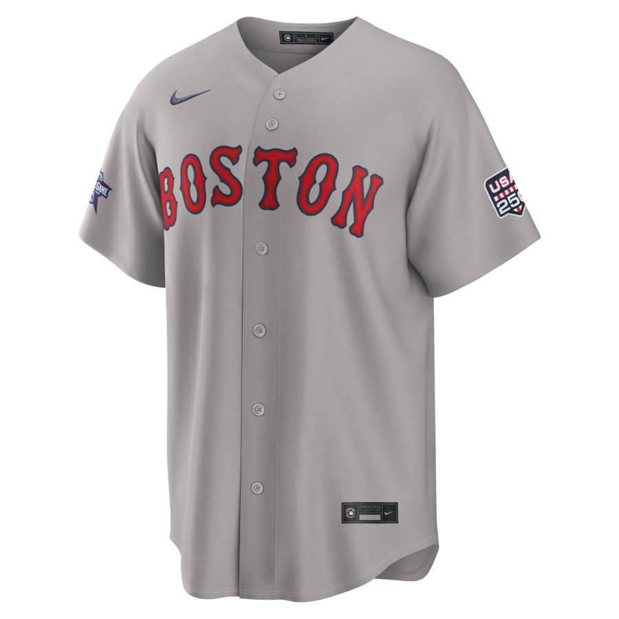 2026 All-Star Game Boston Red Sox Aroldis Chapman Nike Gray Replica Jersey thumbnail 3