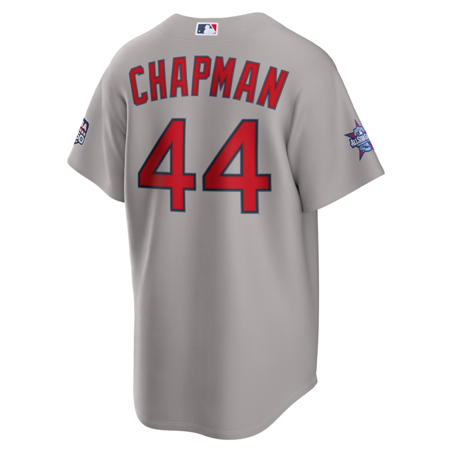 2026 All-Star Game Boston Red Sox Aroldis Chapman Nike Gray Replica Jersey thumbnail 4