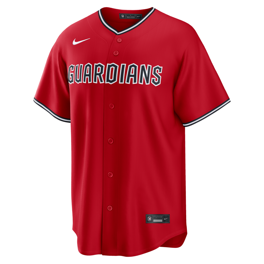 Travis Bazzana Cleveland Guardians Nike Alternate Replica Jersey - Red thumbnail 3