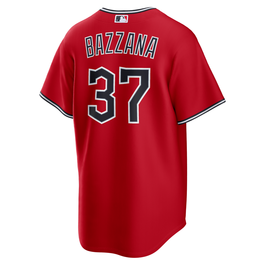 Travis Bazzana Cleveland Guardians Nike Alternate Replica Jersey - Red thumbnail 4