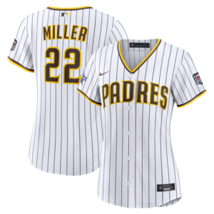 2026 All-Star Game Women's San Diego Padres Mason Miller Nike White Replica Jersey