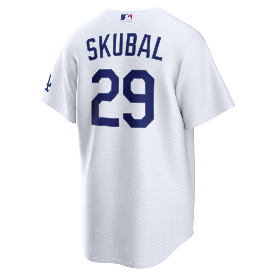Tarik Skubal Los Angeles Dodgers Nike Home Stadium Jersey - White thumbnail 4