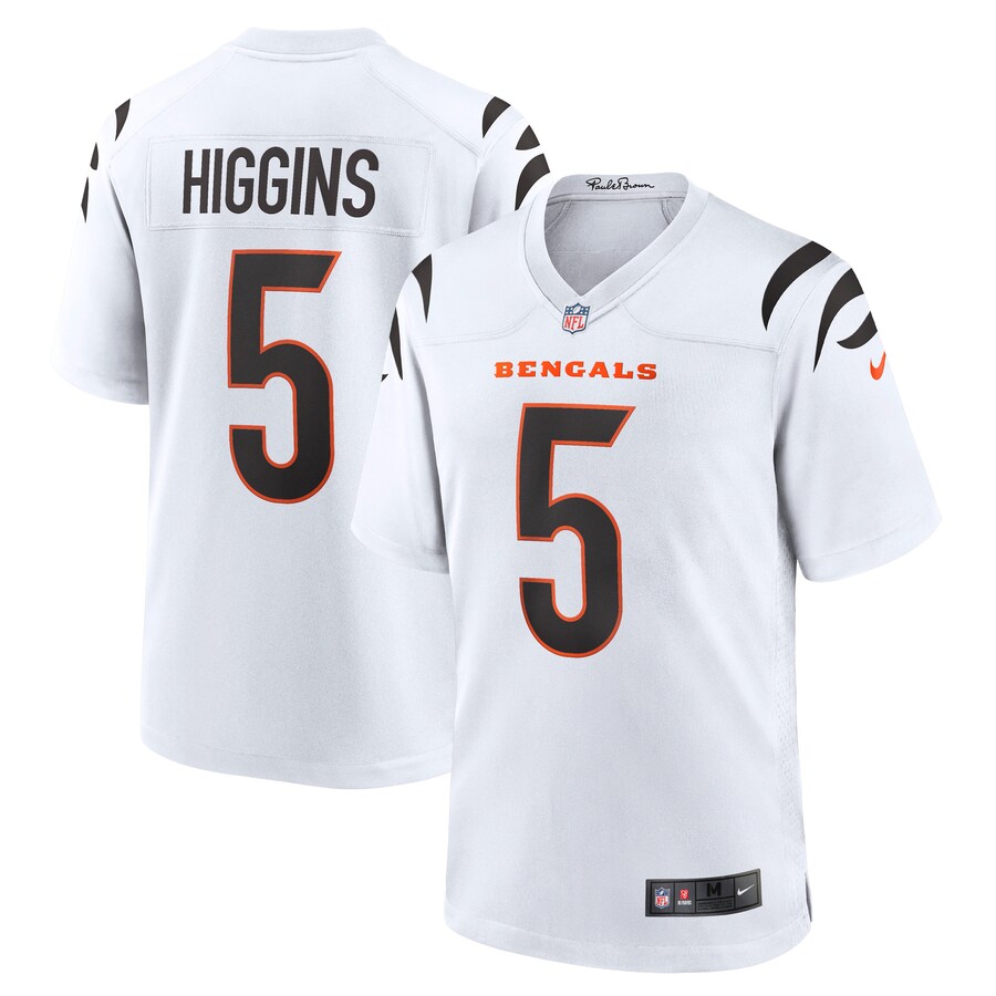 Tee Higgins Cincinnati Bengals Nike  Game Jersey - White thumbnail 1
