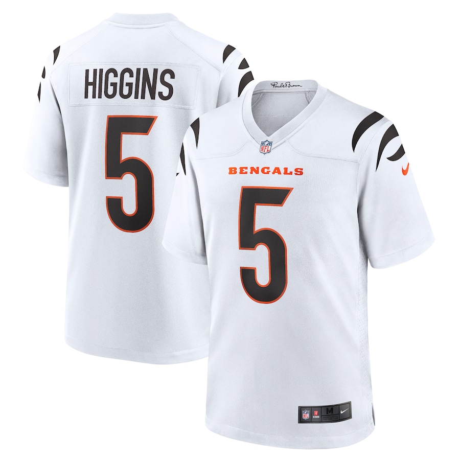 Tee Higgins Cincinnati Bengals Nike  Game Jersey - White thumbnail 2