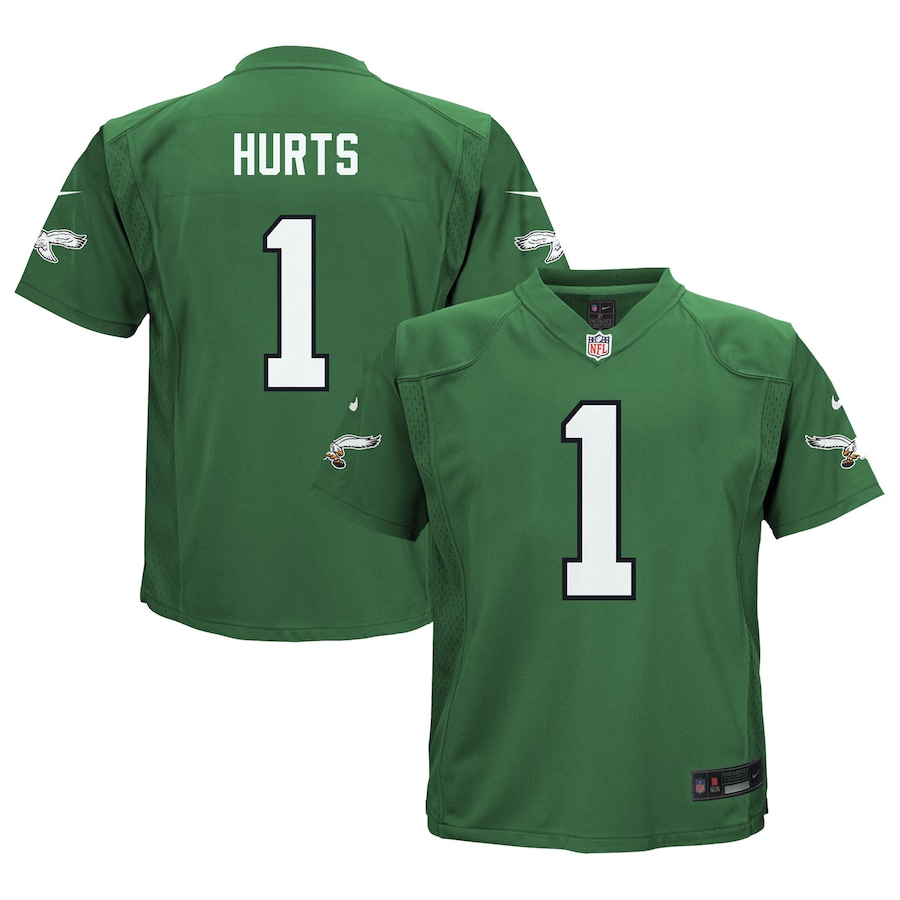Jalen Hurts Philadelphia Eagles Nike Toddler Game Jersey - Kelly Green thumbnail 2