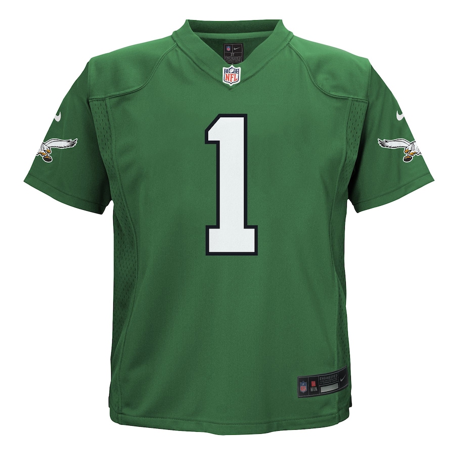 Jalen Hurts Philadelphia Eagles Nike Toddler Game Jersey - Kelly Green thumbnail 3