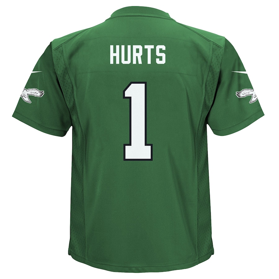 Jalen Hurts Philadelphia Eagles Nike Toddler Game Jersey - Kelly Green thumbnail 4