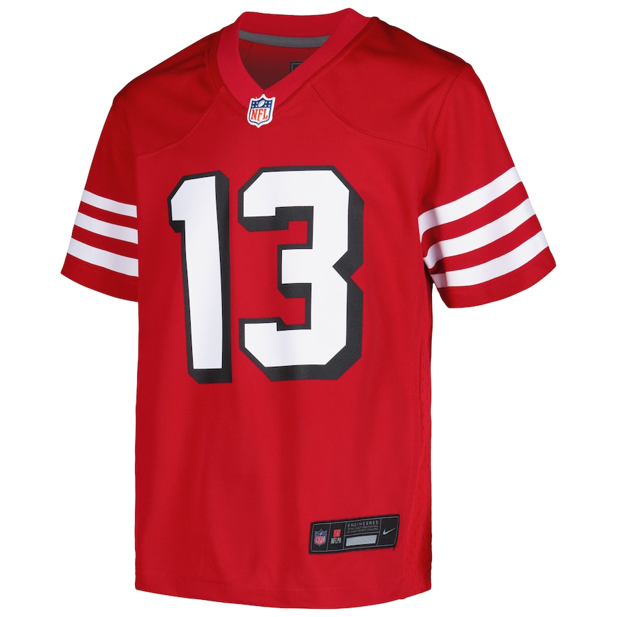 Brock Purdy San Francisco 49ers Nike Youth Game Jersey - Scarlet thumbnail 3