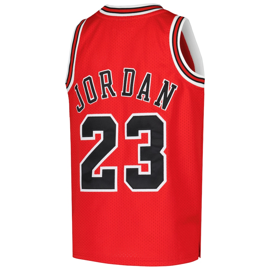 Michael Jordan Chicago Bulls Mitchell & Ness Youth Hardwood Classics 1997/98 Authentic Jersey - Red thumbnail 4