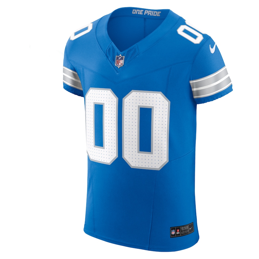 Detroit Lions Nike Team Vapor F.U.S.E. Elite Custom Jersey -  Blue thumbnail 3