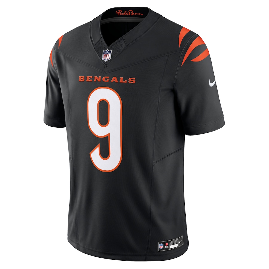 Joe Burrow Cincinnati Bengals Nike Vapor F.U.S.E. Limited Jersey - Black thumbnail 3