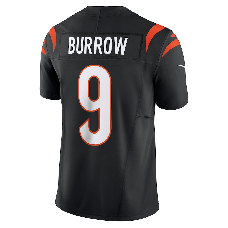 Joe Burrow Cincinnati Bengals Nike Vapor F.U.S.E. Limited Jersey - Black thumbnail 4