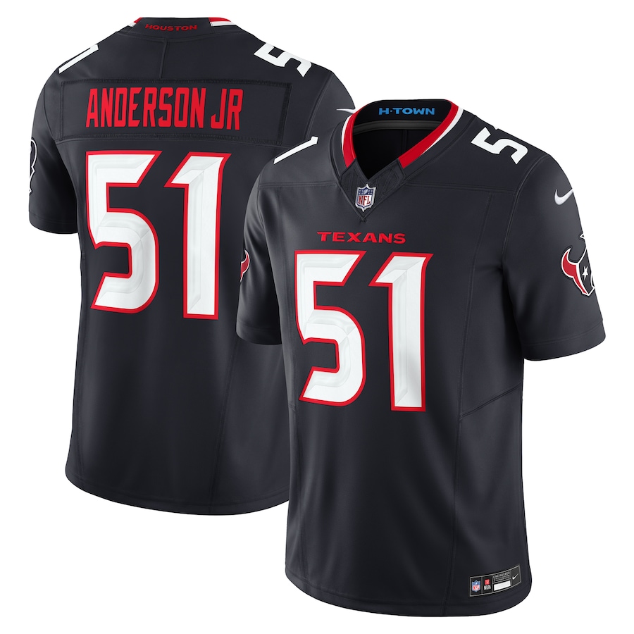 Will Anderson Jr. Houston Texans Nike Vapor F.U.S.E. Limited Jersey - Navy thumbnail 2