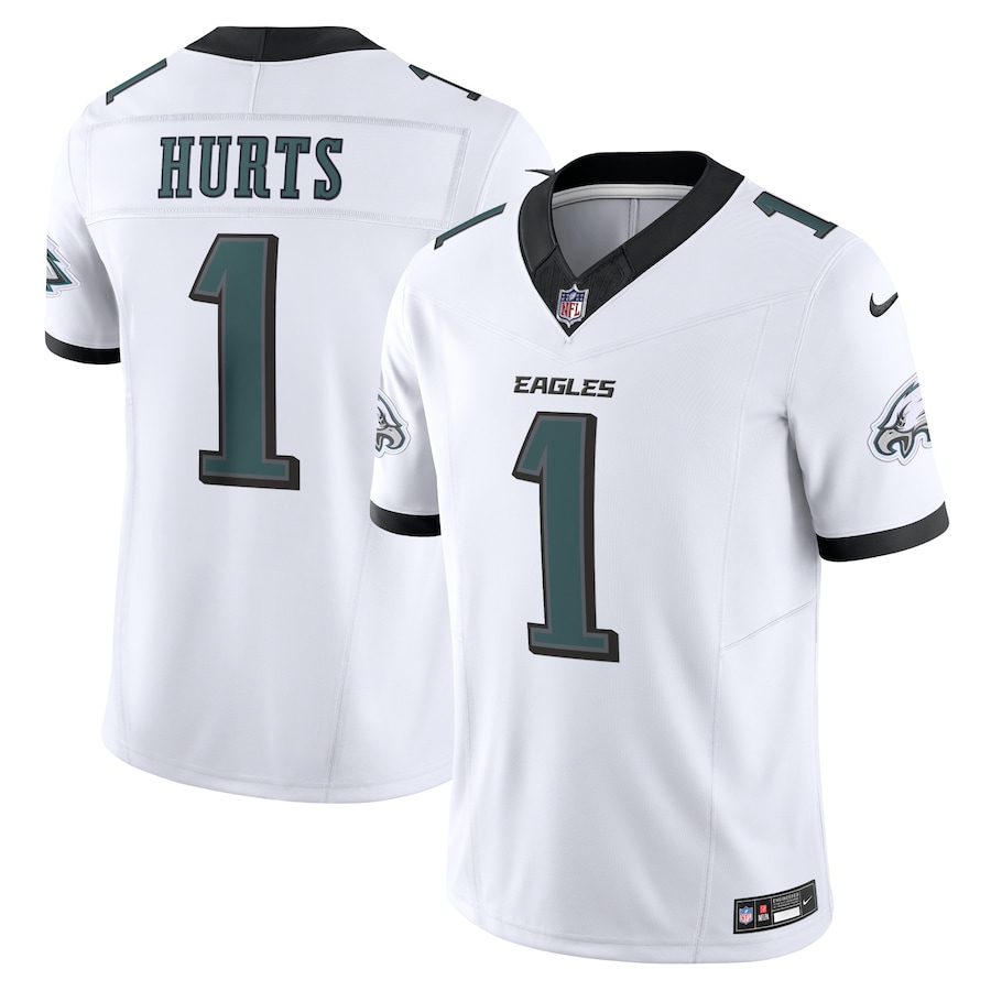 Jalen Hurts Philadelphia Eagles Nike Vapor F.U.S.E. Limited Jersey - White thumbnail 2