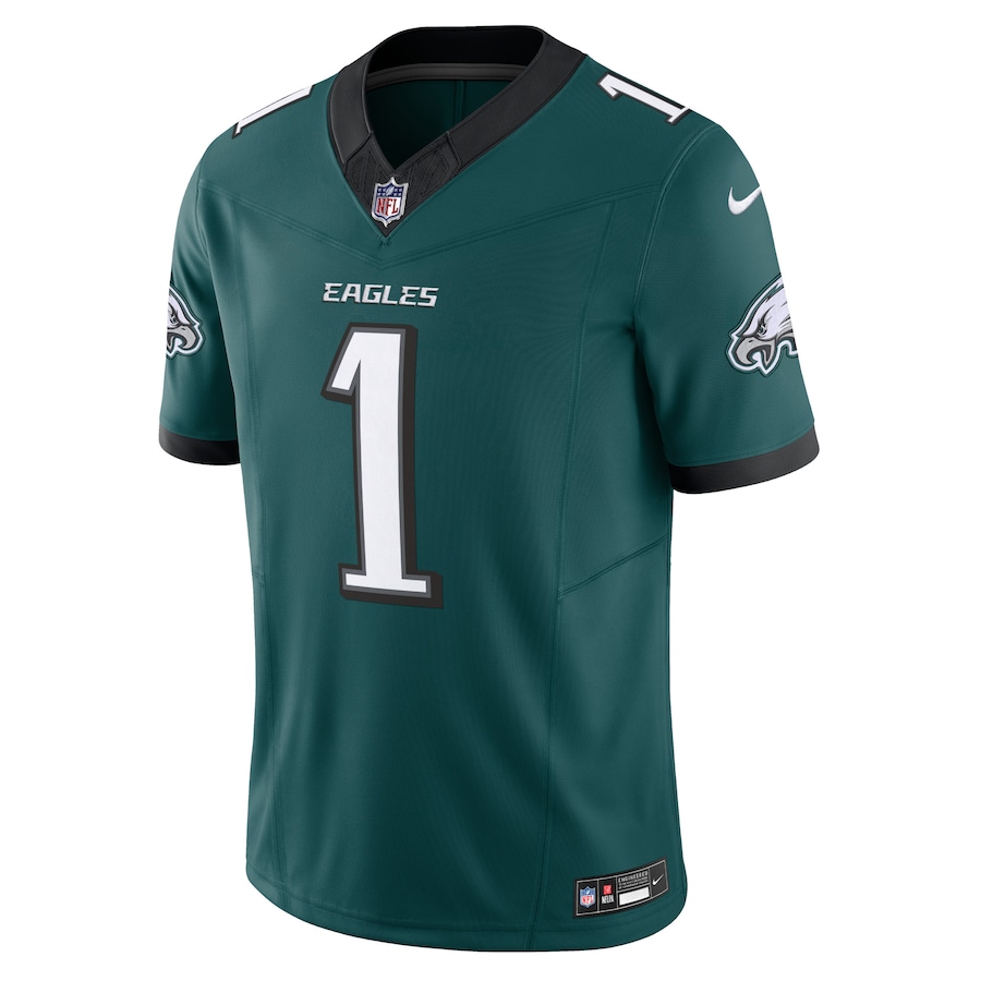 Jalen Hurts Philadelphia Eagles Nike Vapor F.U.S.E. Limited Jersey - Midnight Green thumbnail 3