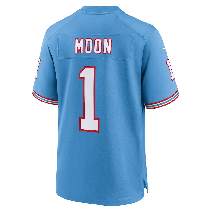 Warren Moon Tennessee Titans Nike Retired Player Alternate Game Jersey - Light Blue thumbnail 4