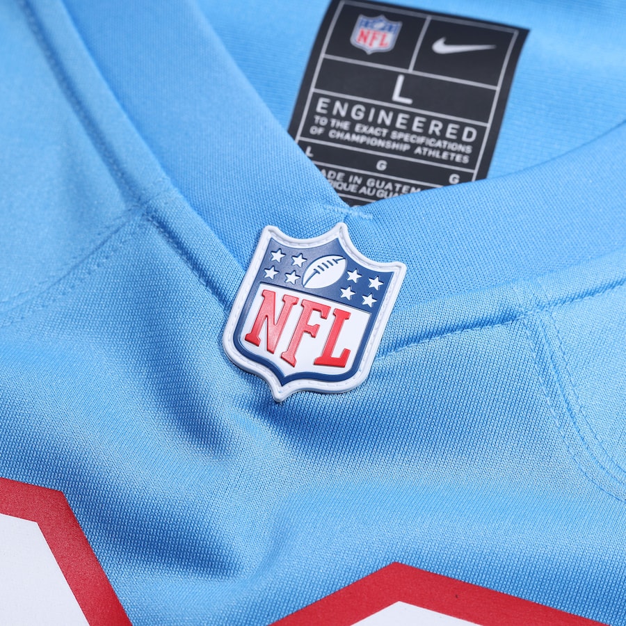 Warren Moon Tennessee Titans Nike Retired Player Alternate Game Jersey - Light Blue thumbnail 5