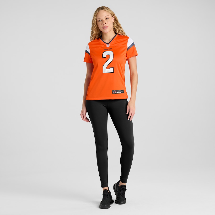 Patrick Surtain II Denver Broncos Nike Women's Team Game Jersey - Orange thumbnail 5